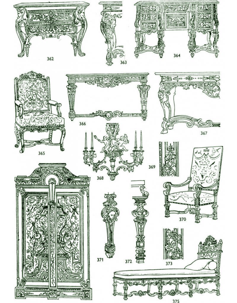 Мебель эпохи Барокко Барокко