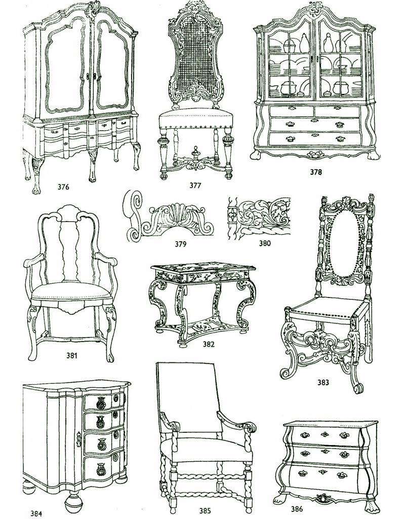 Д. кес "стили мебели"