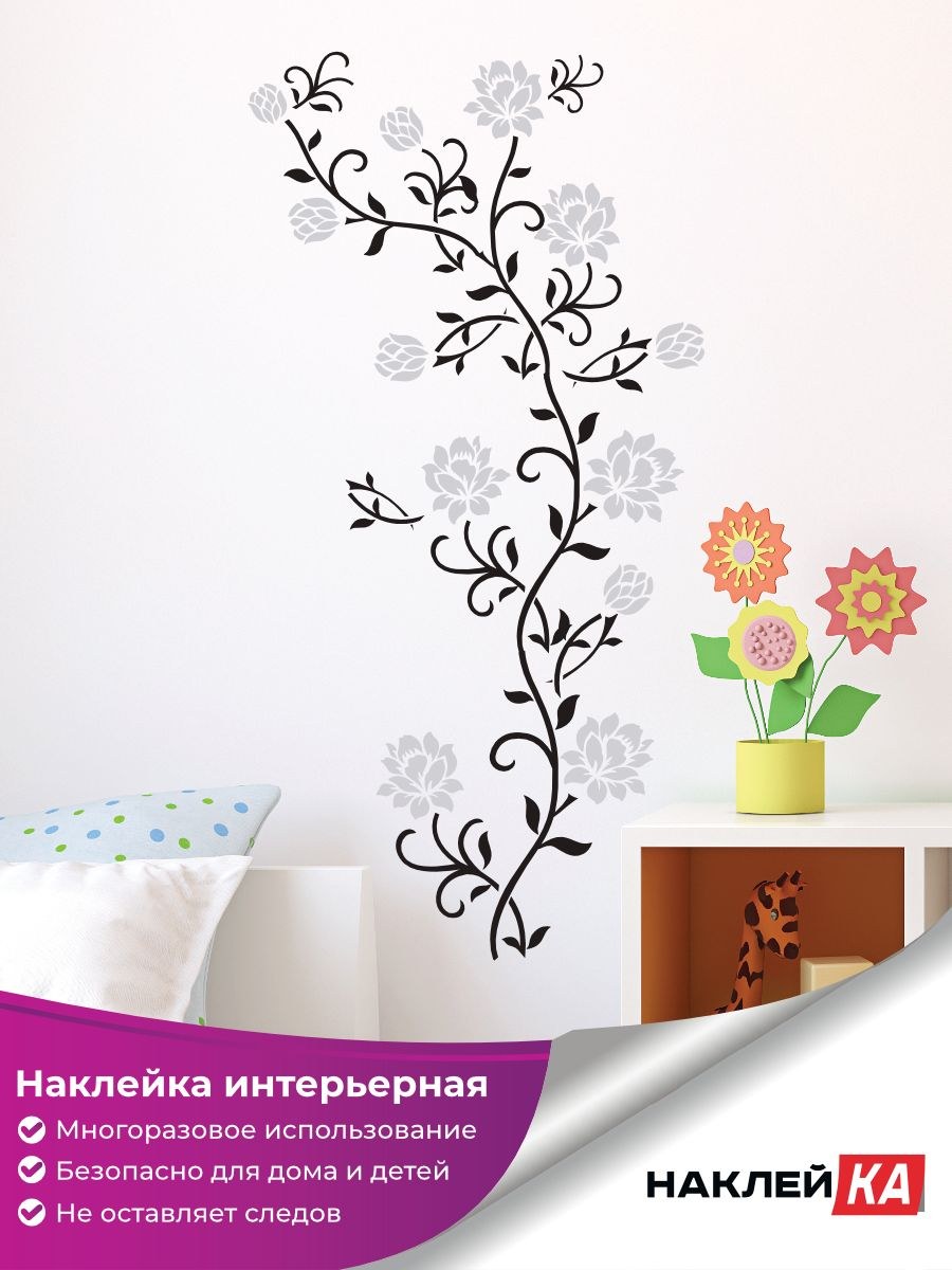 Наклейки интерьерные handmade (70 фото)