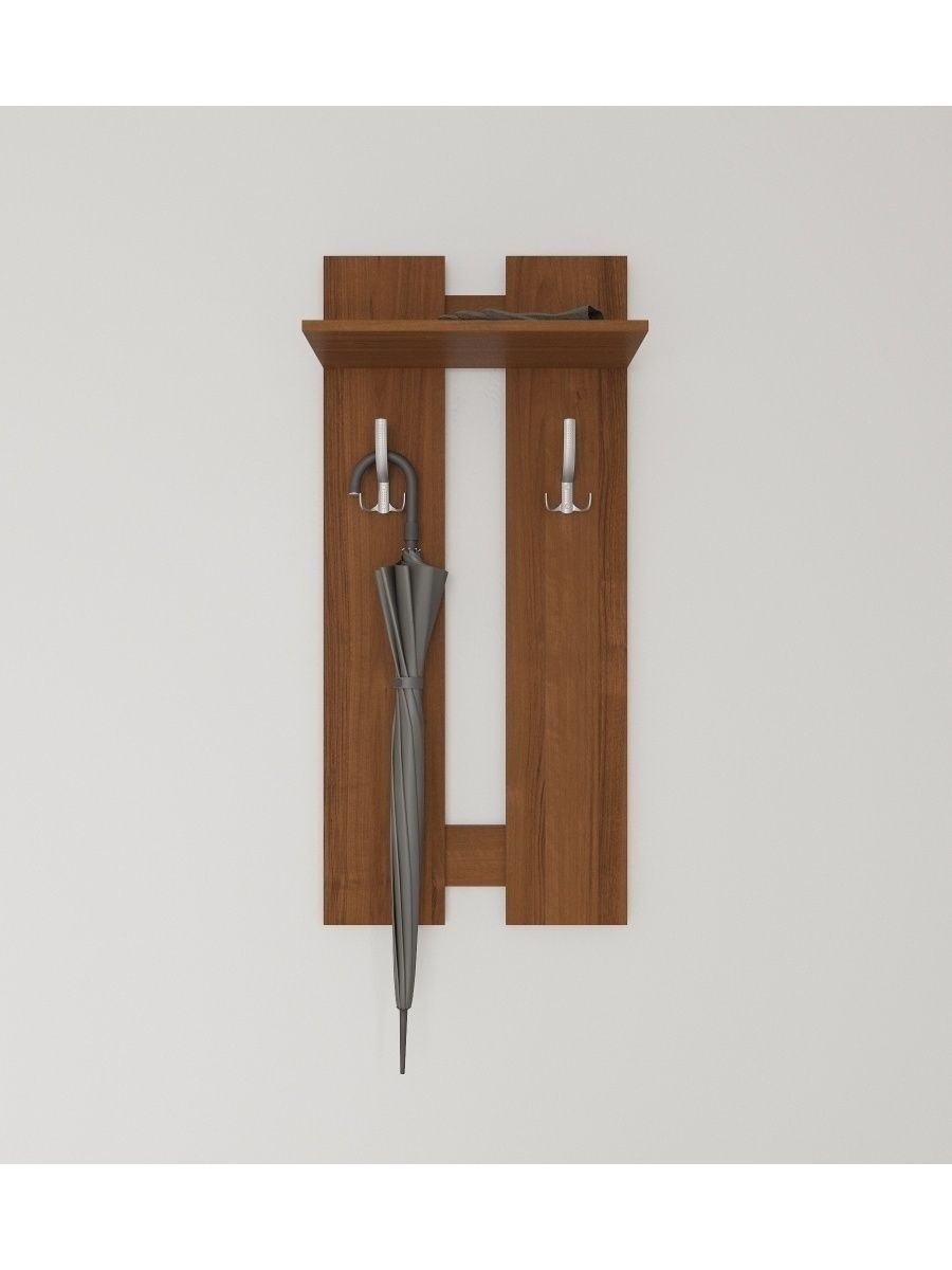 Вешалка настенная орех (66 фото)