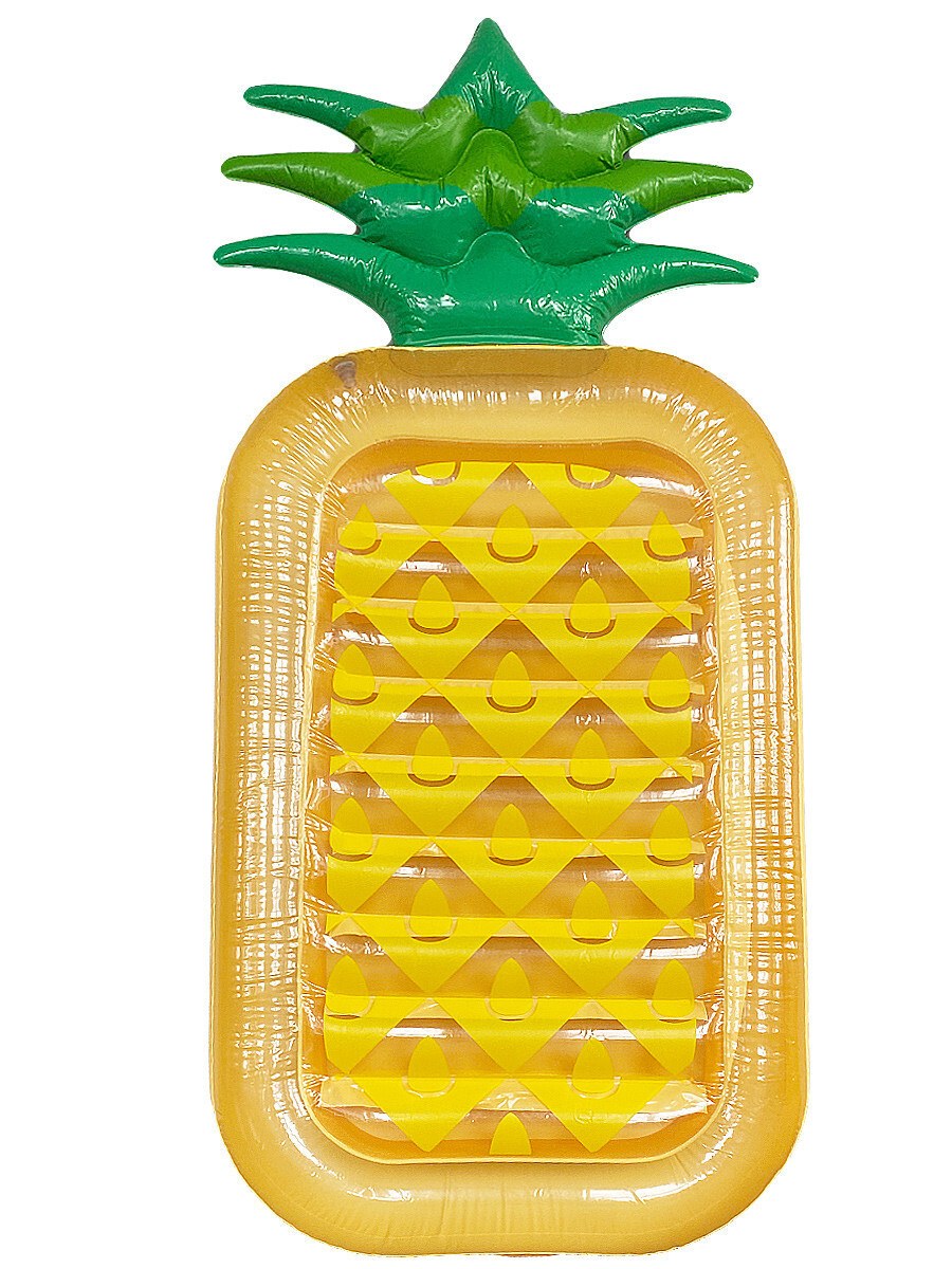 Intex надувной матрас ананас