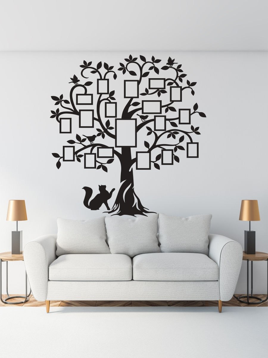 Интерьерная наклейка на стену дерево