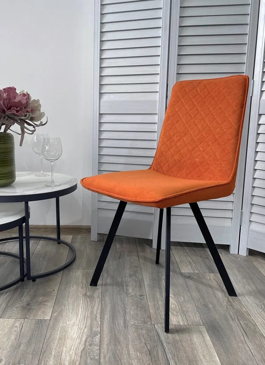 Стул Paint, цвет b15 мята, велюр / черный каркас м-City