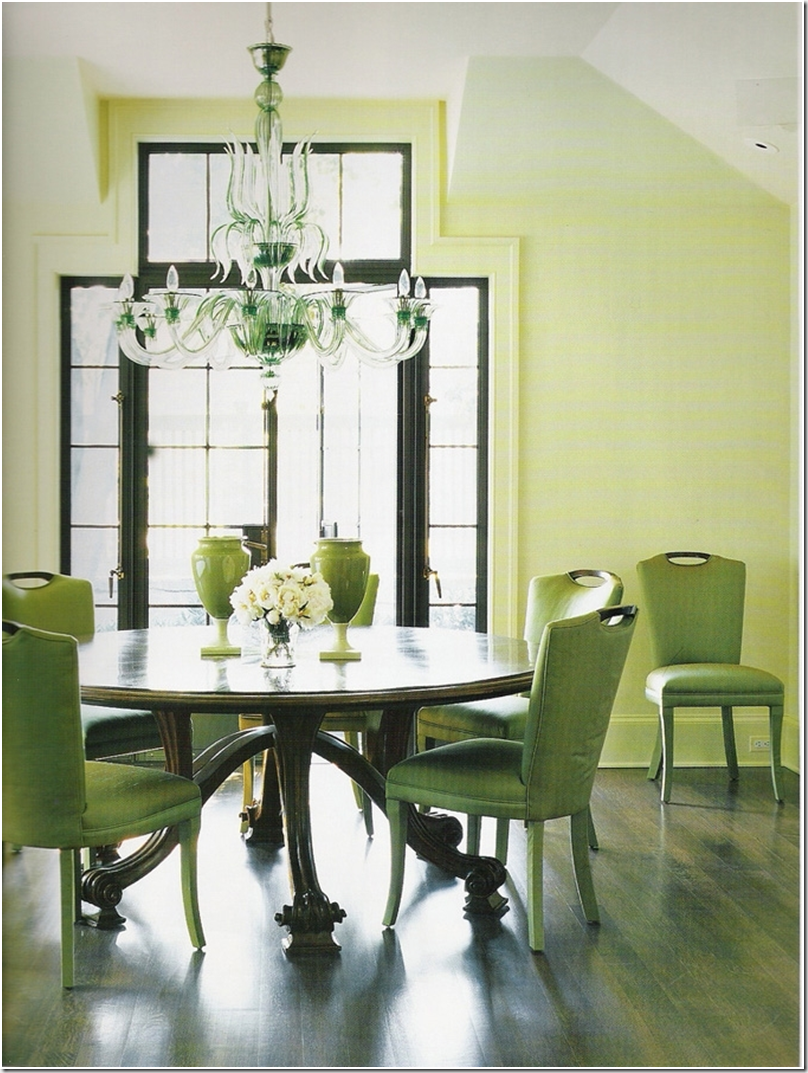 Салатный цвет в интерьере