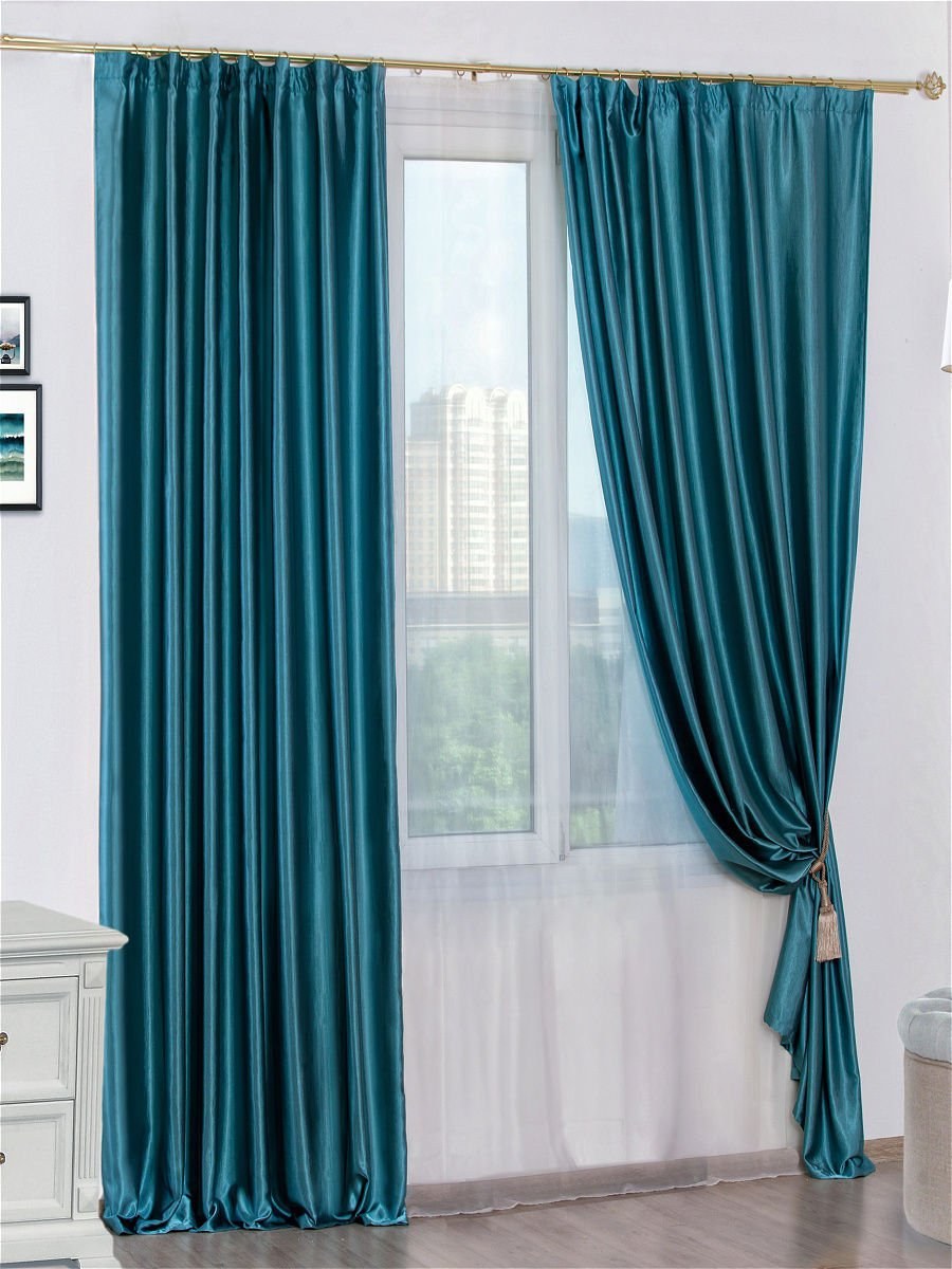 Шторы Верди морская волна