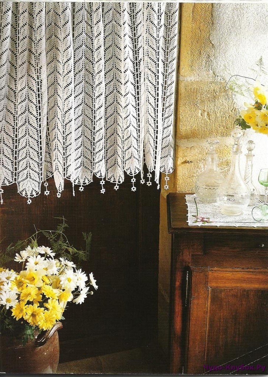 Шторы крючком на окна