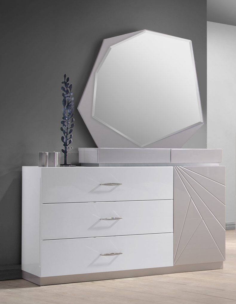 J&M Furniture - Florence Dresser & Mirror - 17852-DM