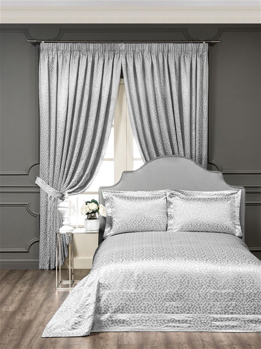 Комплект шторы и покрывало для спальни Тогас