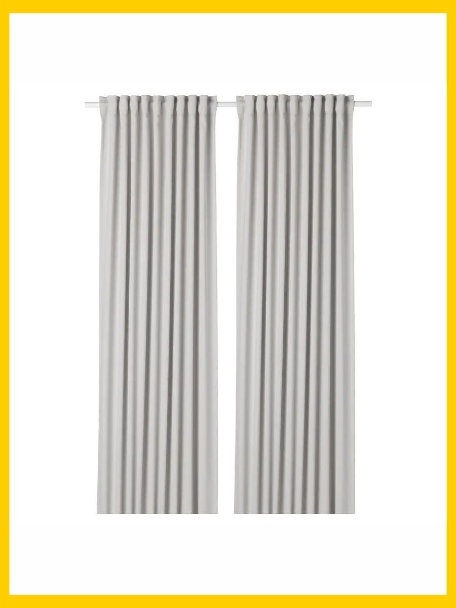 Гардины ikea Альвине СПЕТС на кулиске 300 см