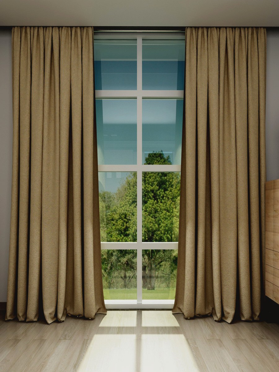 Шторы блэкаут Blackout рогожка