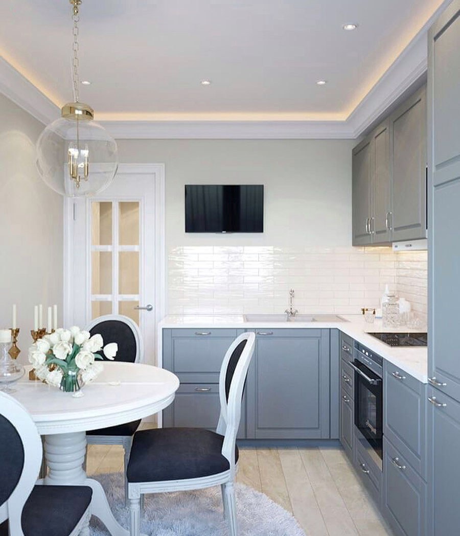 Кухня 8кв м Неоклассика