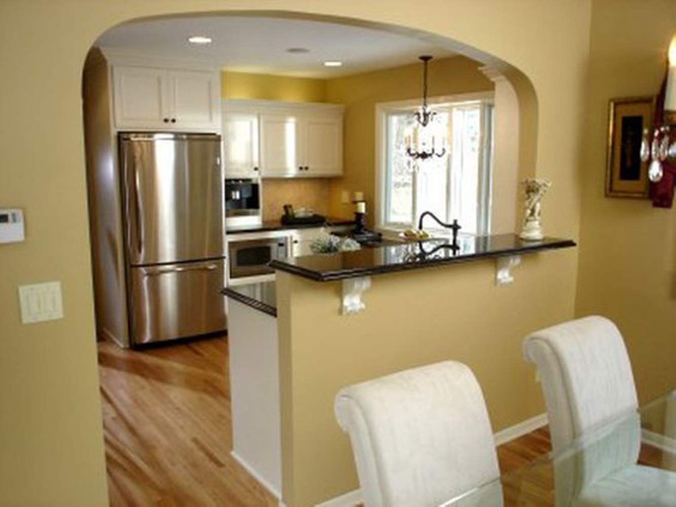 кухня с аркой в гостиную дизайн