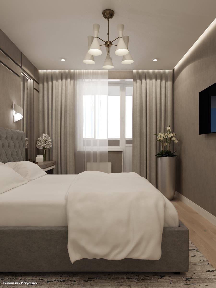 Интерьер спальни 11кв квадратная