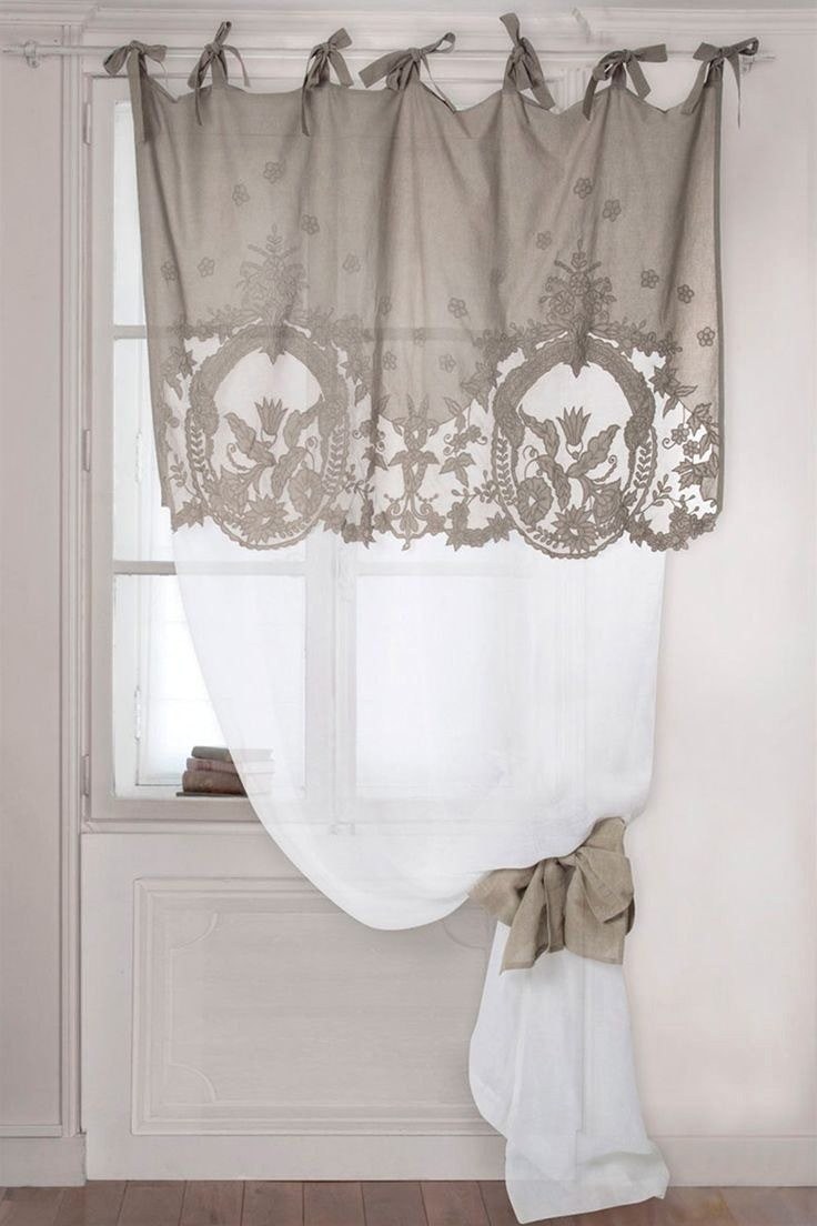 Шторы с кружевом