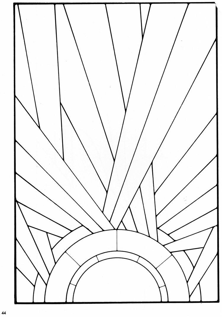 Витраж геометрический
