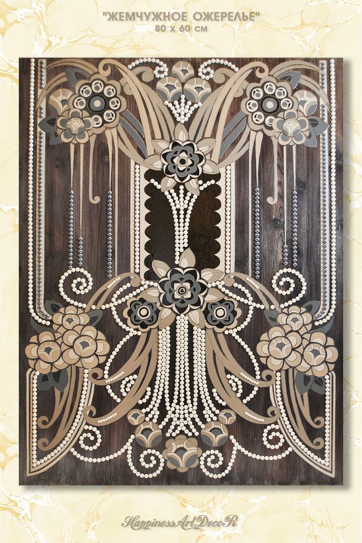 Орнамент в стиле арт деко Кортес