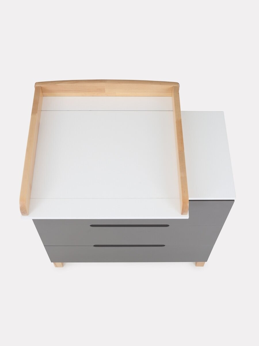 Кроватка Rant Indy маятник Moon Grey