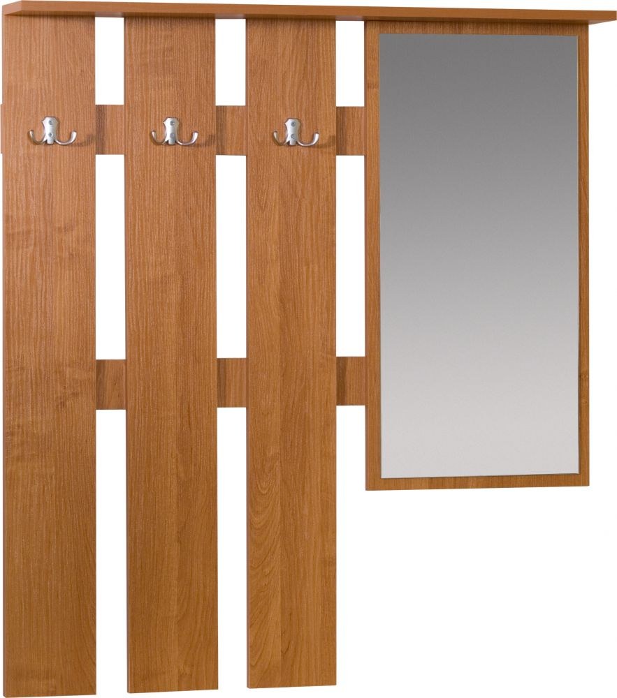 Вешалка с зеркалом в прихожую