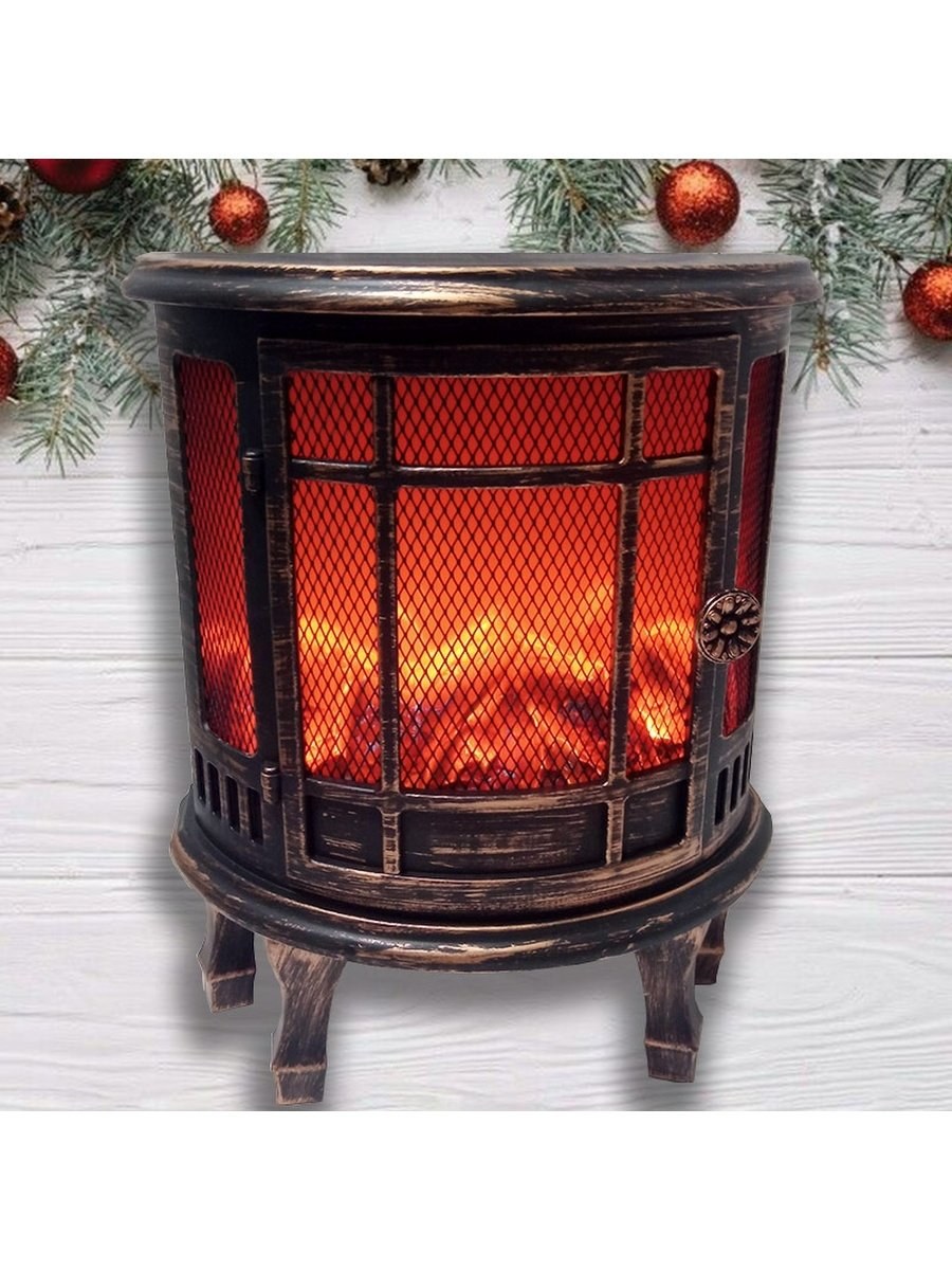 Камин в виде торшера