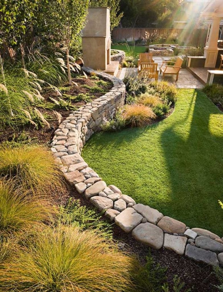 Ландшафт террасирование участка