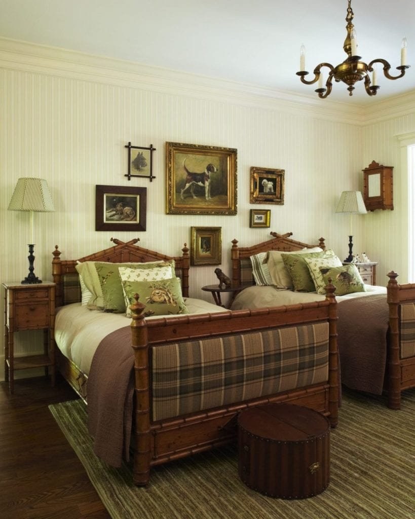 Спальня в английском стиле