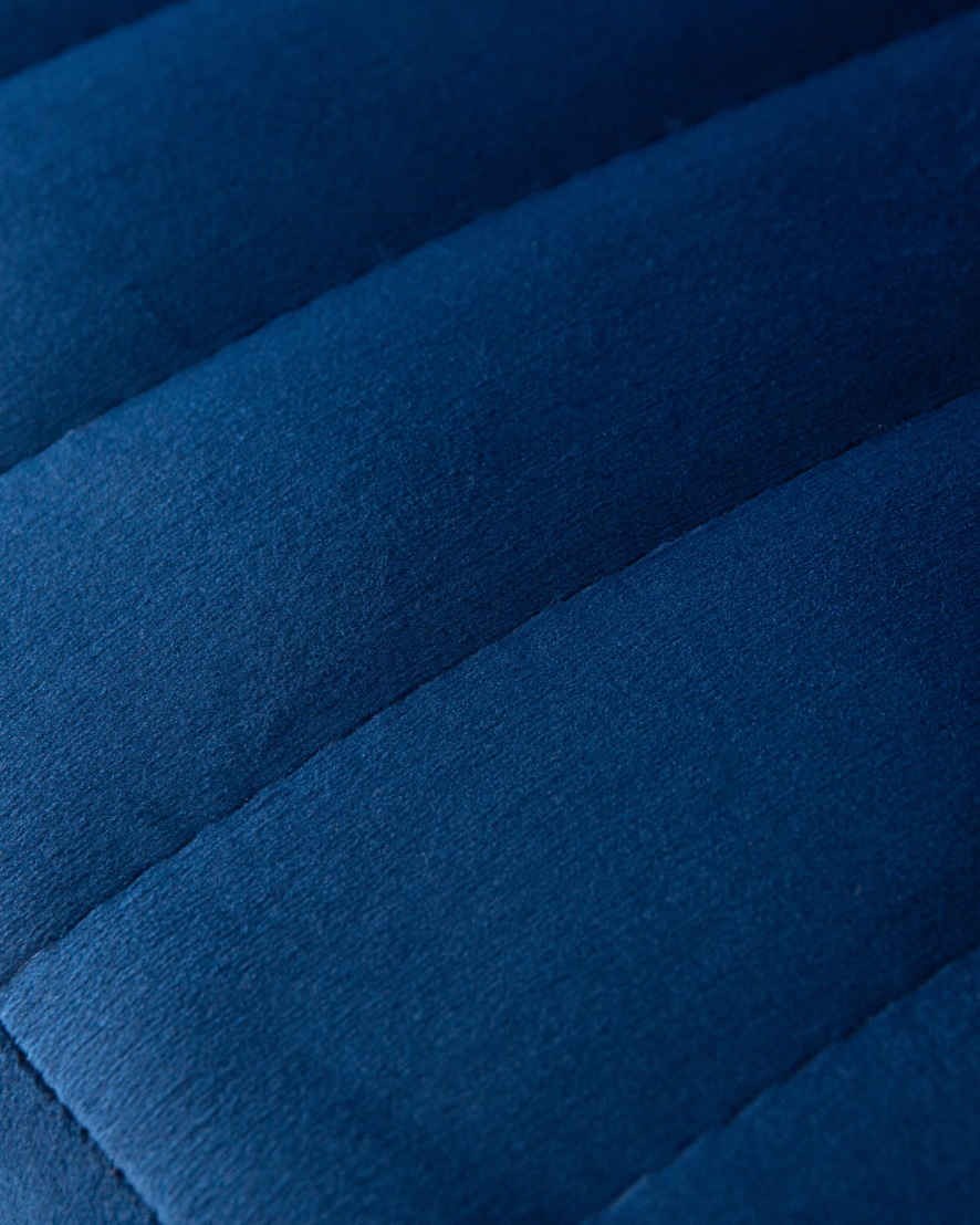 Монолит синий велюр ткань
