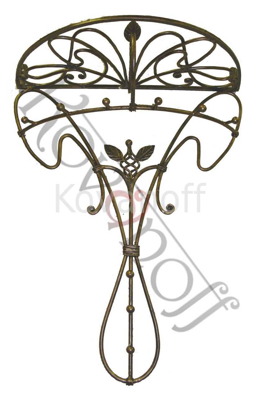 Итальянская ковка вешалки настенные