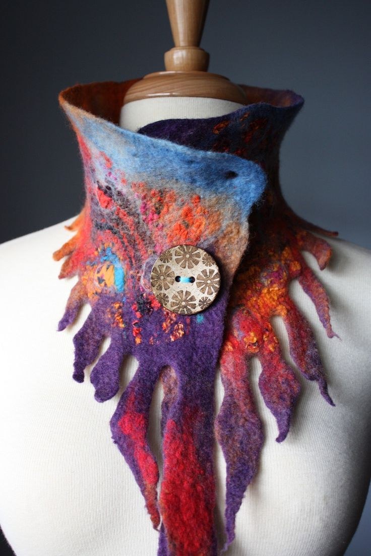 Мокрое валяние изделия