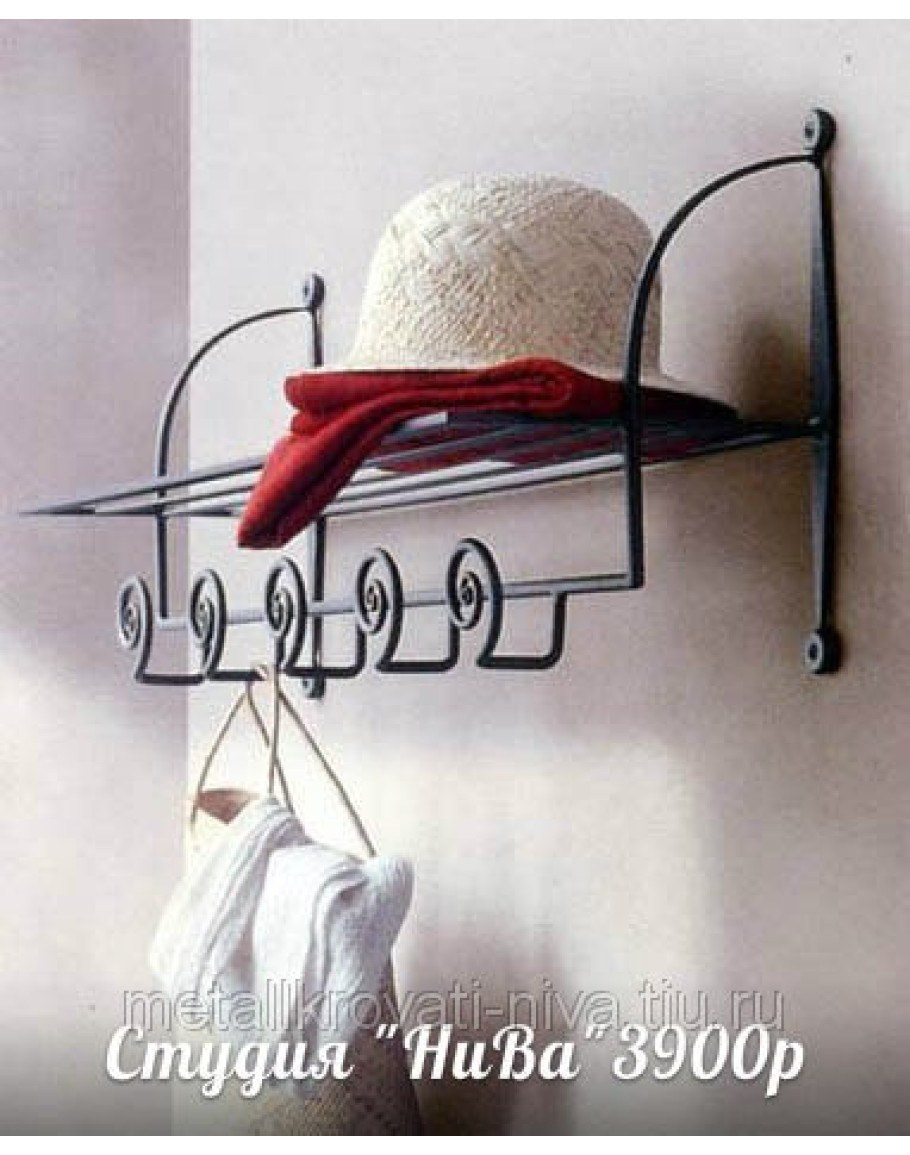 Полочка для головных уборов в прихожую