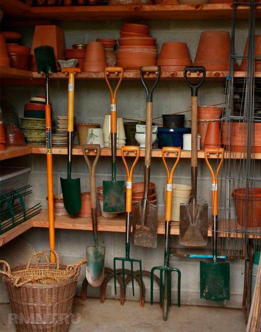 Сарай для садового инвентаря