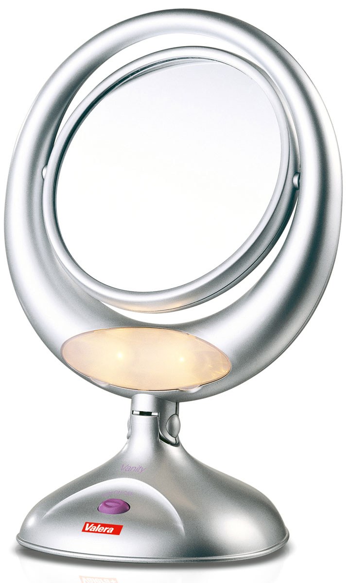 Зеркало косметическое настольное Valera 618.01 с подсветкой