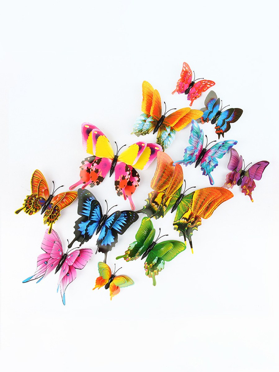 Декор детской комнаты бабочками