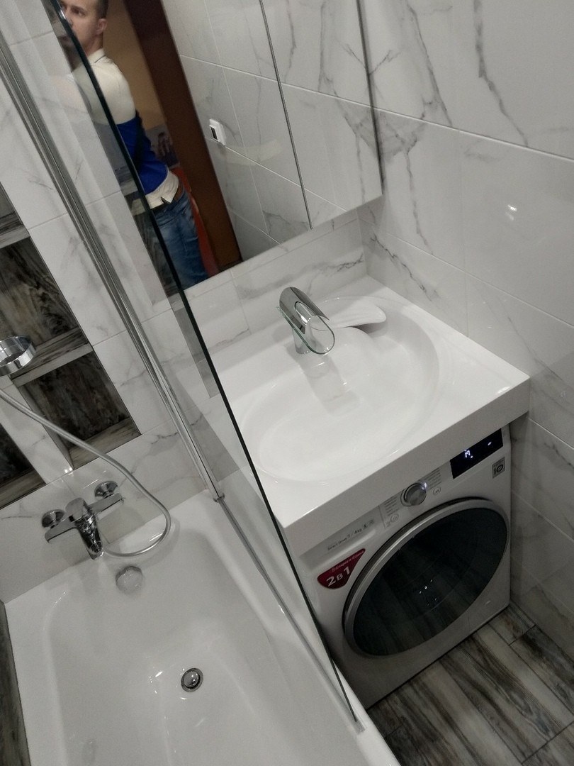 Маленькая ванная в панельном доме