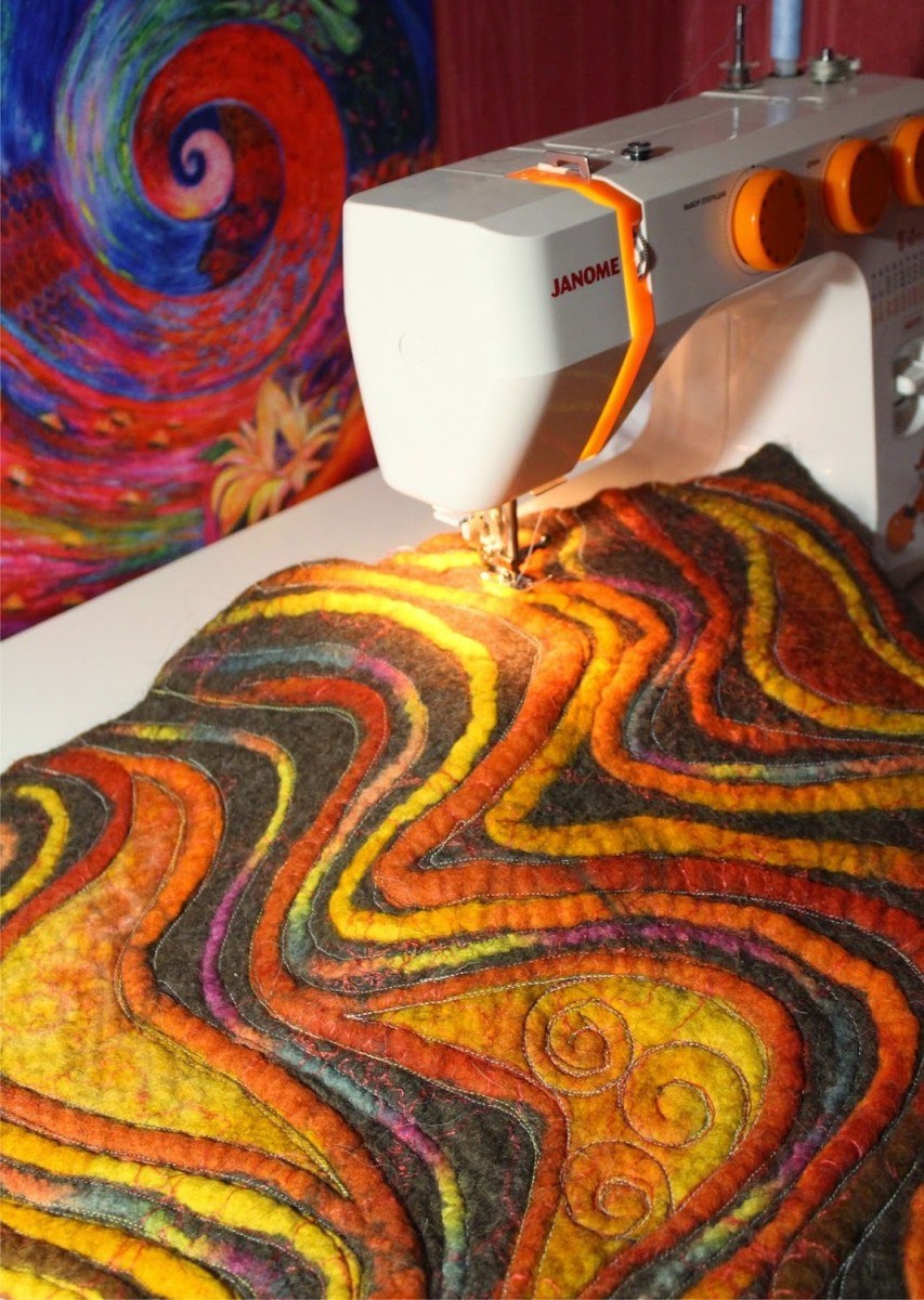 Валяные коврики