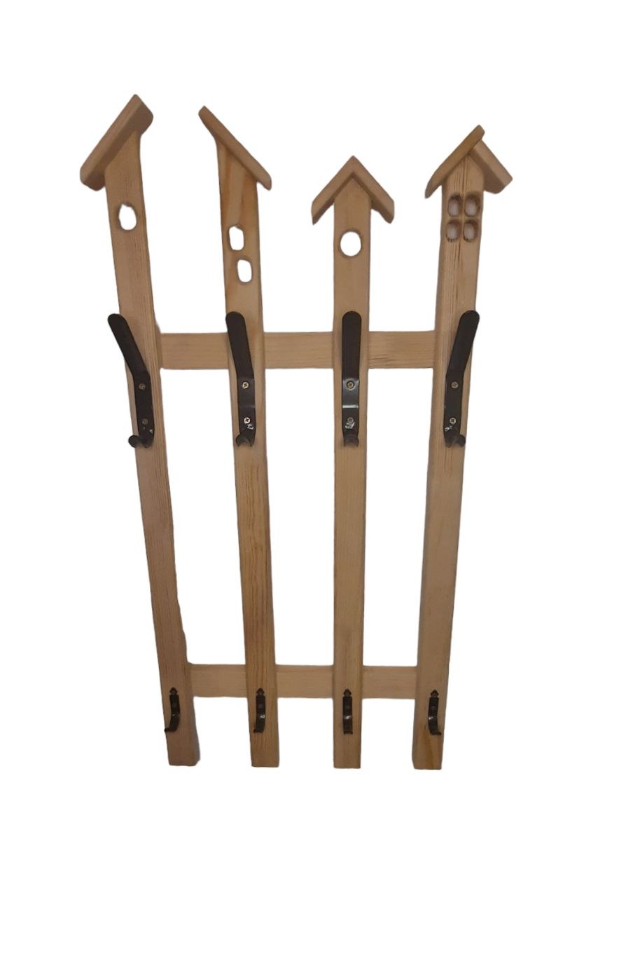 Вешалка настенная город (66 фото)