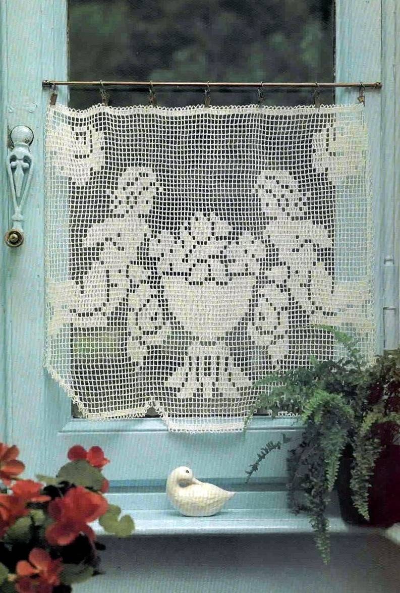 Филейные занавески