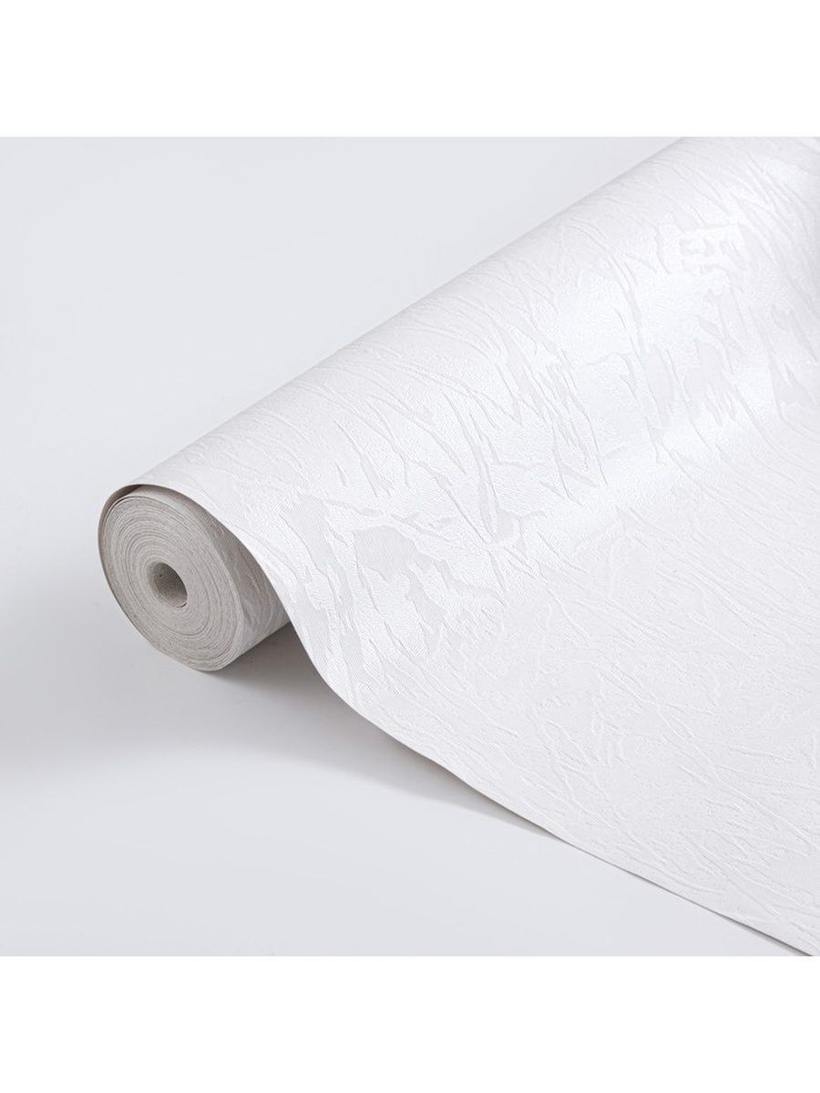 Бумажные обои Аккорд 212-00, 0,53х10,05м, белые