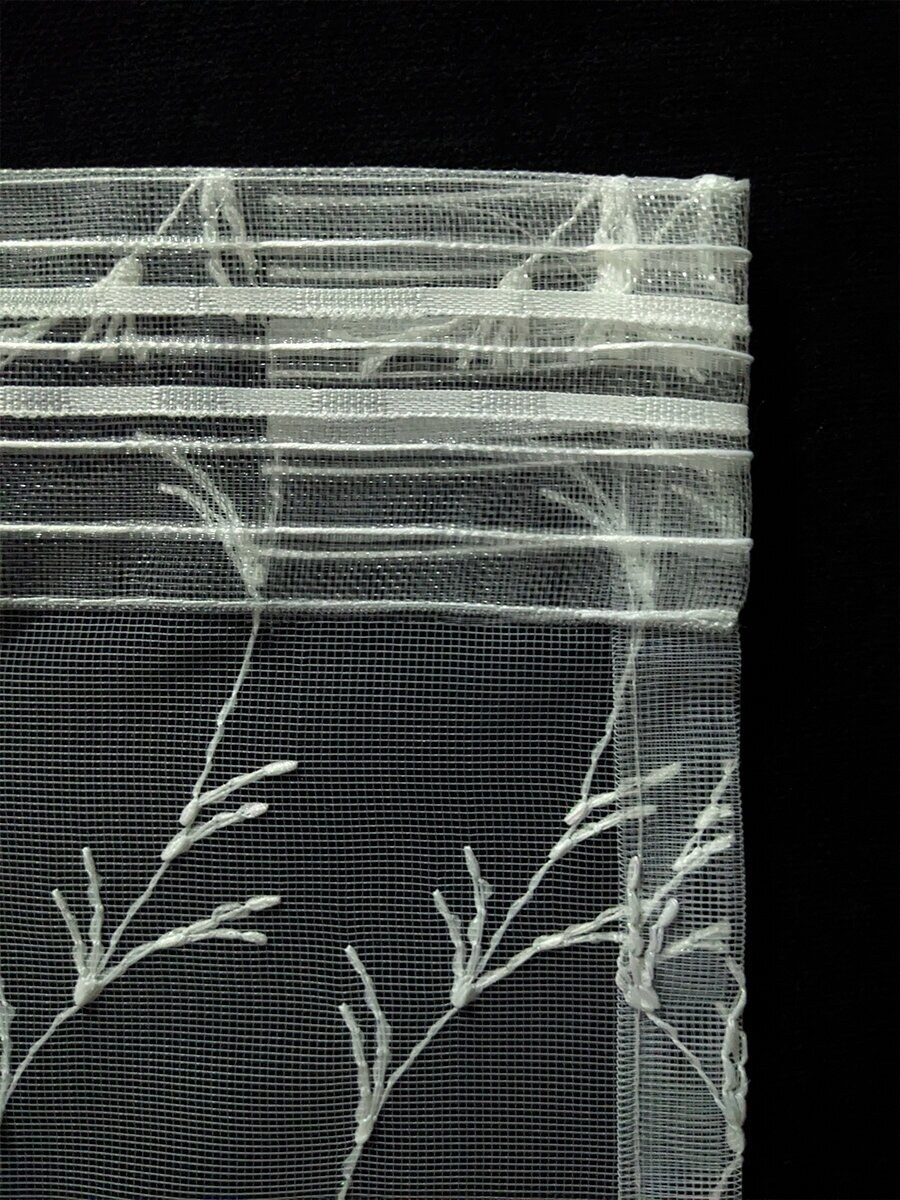 Занавески сетка с вышивкой