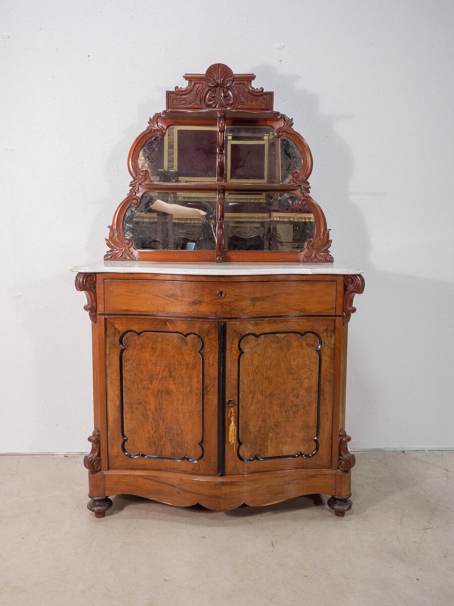 Сервант с зеркалом (65 фото)