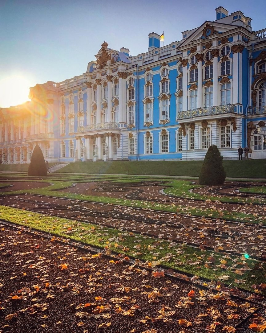 Город Пушкин Царское село Екатерининский дворец