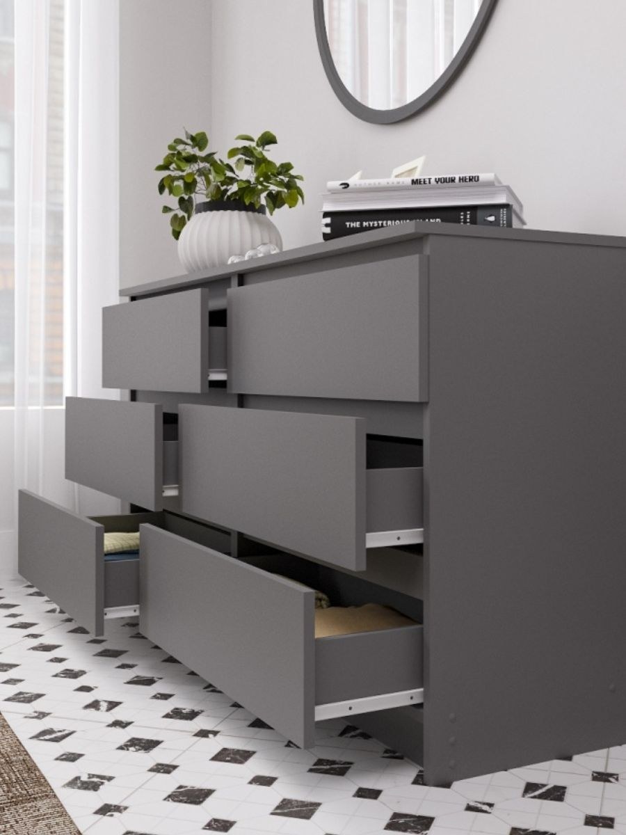 Комод Мори МК 1380.6, белый