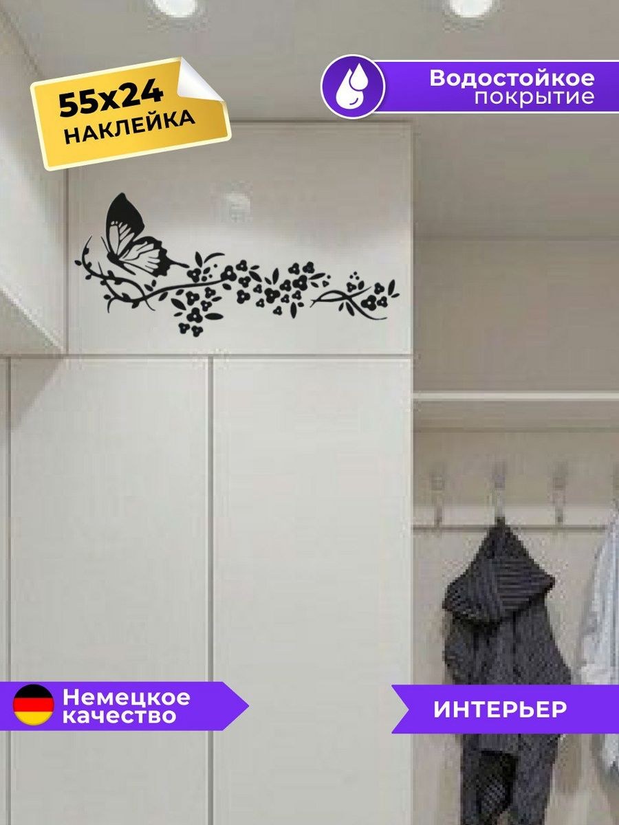 Наклейки для интерьера