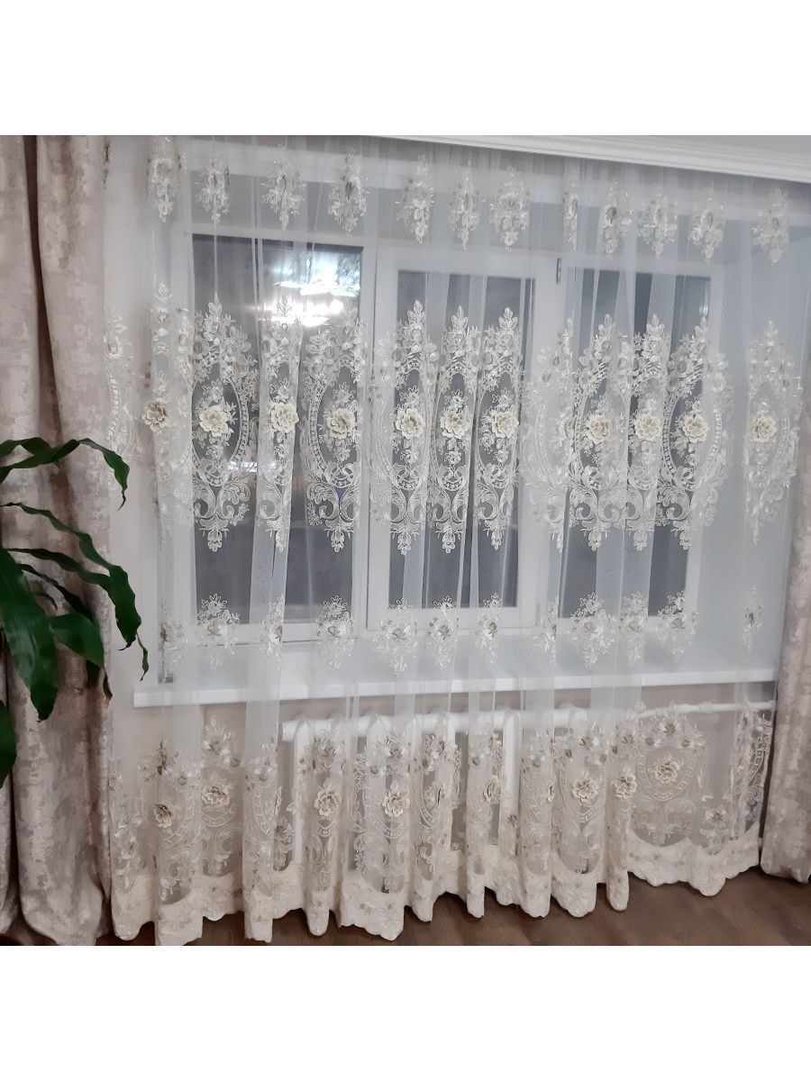 Тюль кружевная