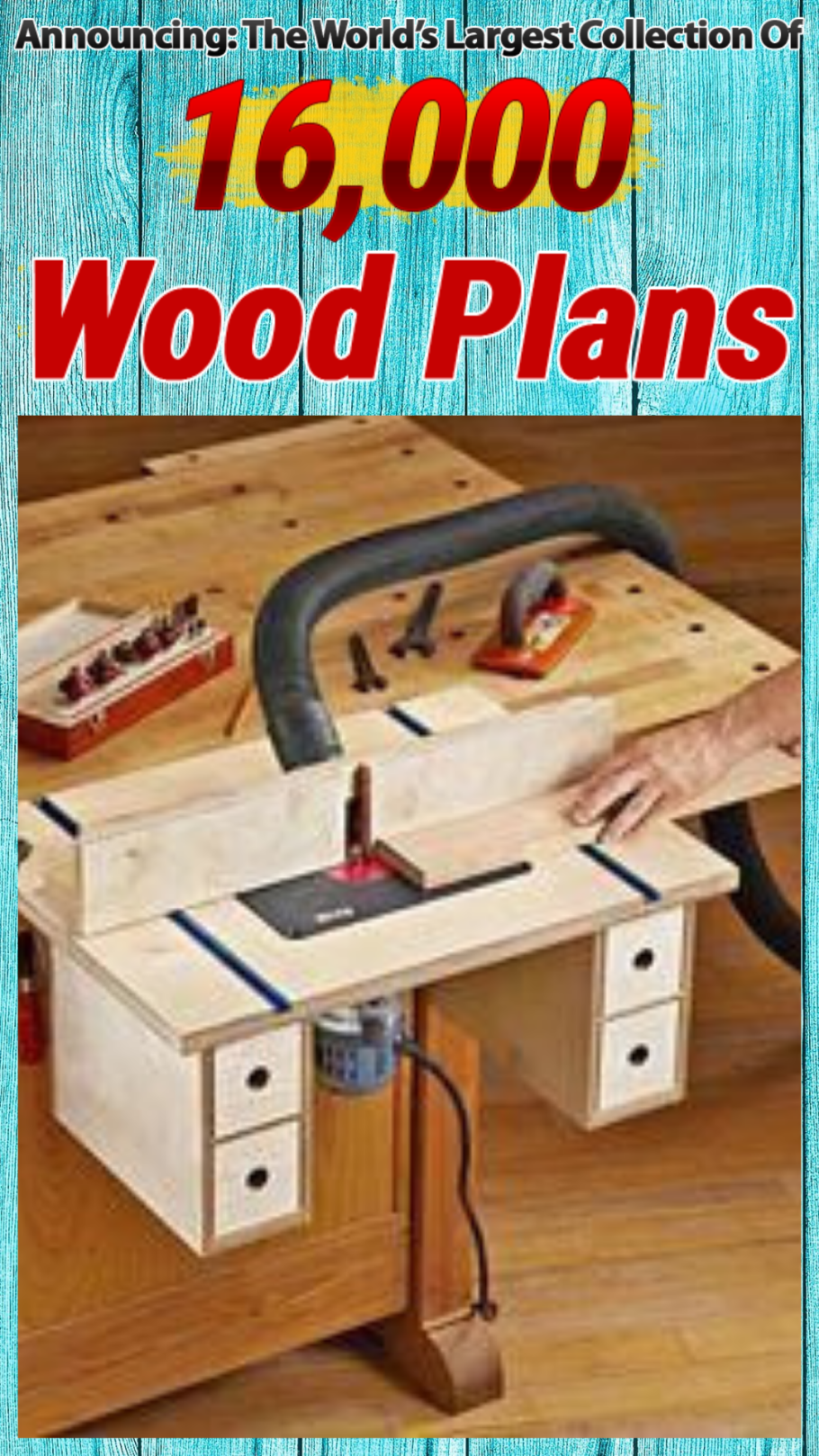 Блочный верстак woodworker