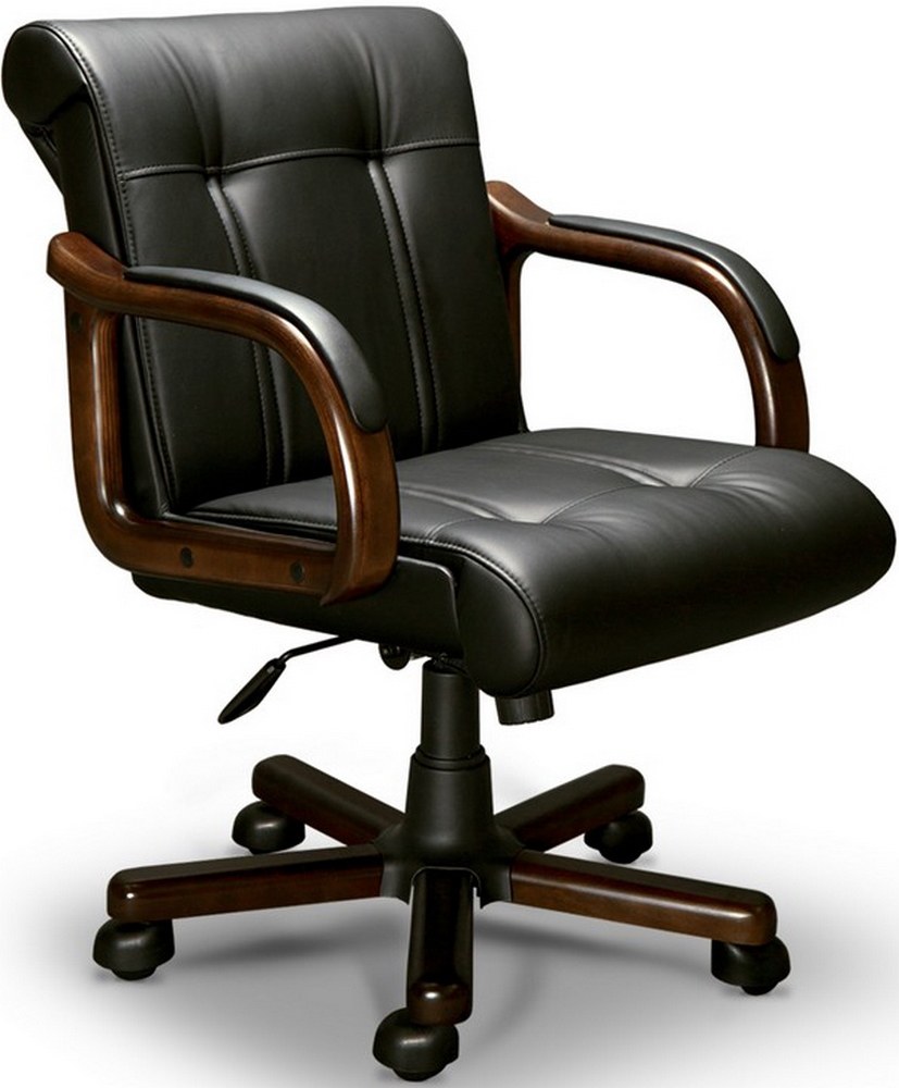 Кресло руководителя с низкой спинкой