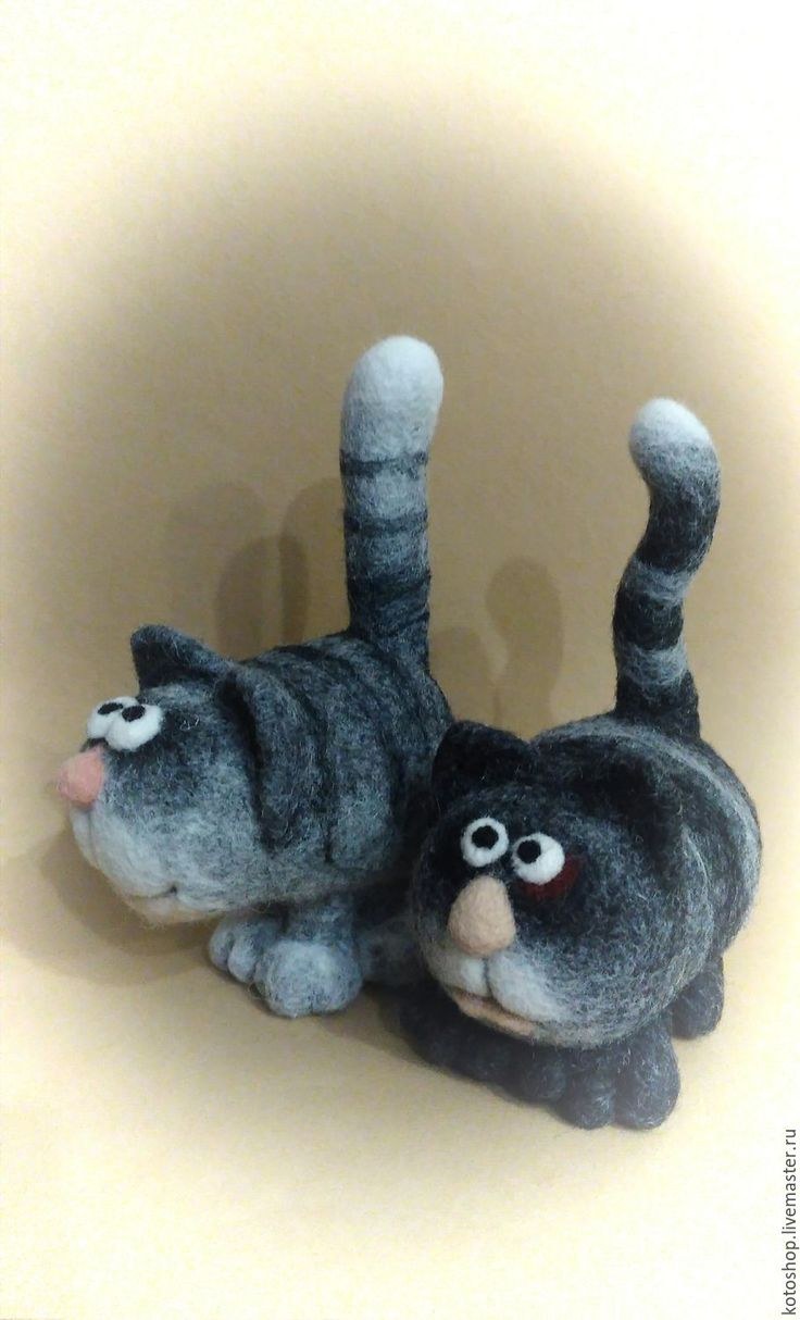 Валяная игрушка кот