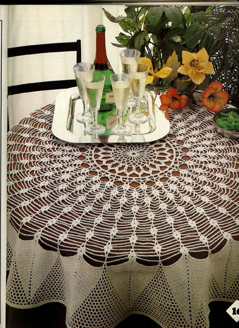 Вязаные скатерти