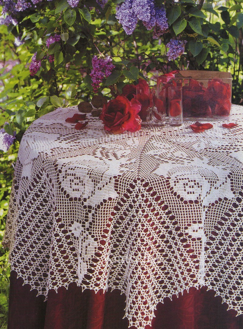 Скатерть крючком