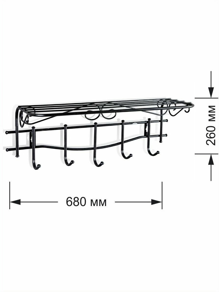 Вешалка настенная грация (61 фото)