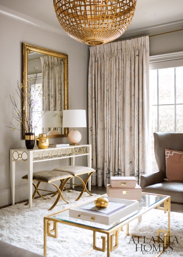 Золото в современном интерьере